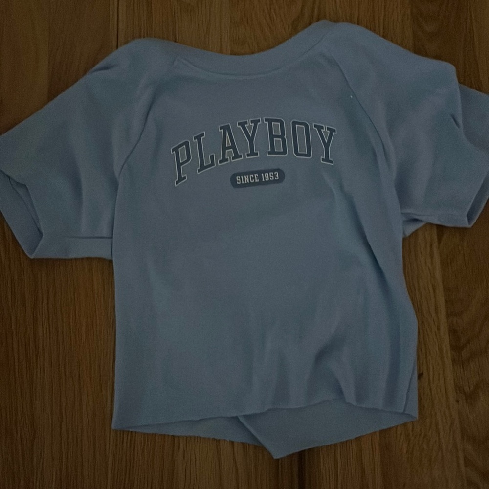 Playboy cropped tee